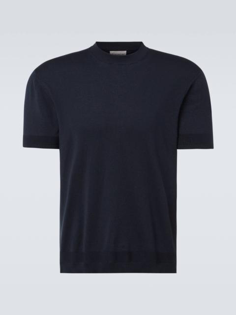 Moncler Silk and cotton T-shirt
