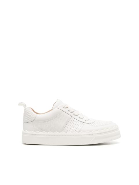 Chloé lace-up leather sneakers