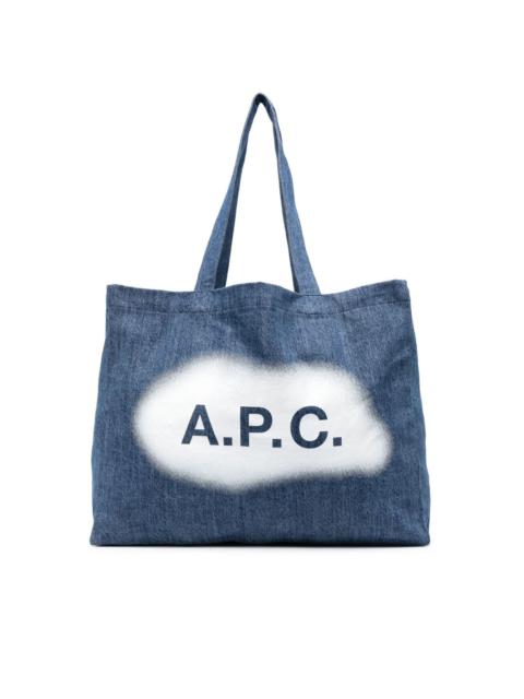 END. x A.P.C. Lou Denim Tote Bag