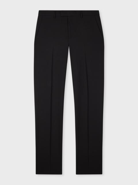 Paul Smith Black Fresco Wool Trousers