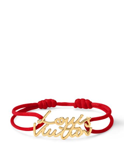 Louis Vuitton LV Script Bracelet