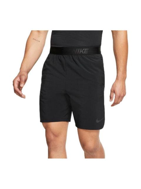 Nike Men's Nike Solid Color Elastic Waistband Sports Shorts Black CT8464-010