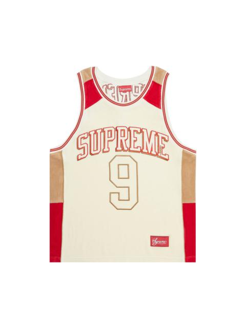 Supreme Supreme Campioni Basketball Jersey White | REVERSIBLE