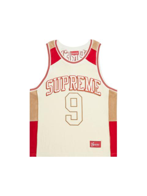 Supreme Terry Basketball Jersey 'Stone'