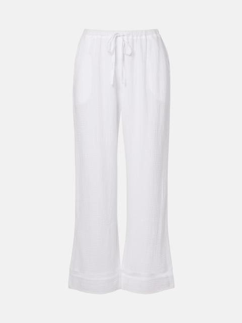 velvet Calia cotton muslin wide-leg pants