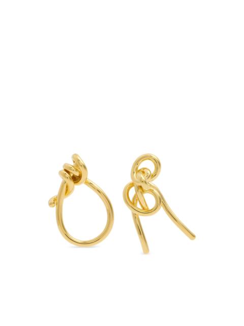 Completedworks Notsobig knot drop earrings