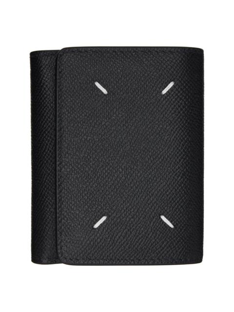 Maison Margiela Black Four Stitches Wallet