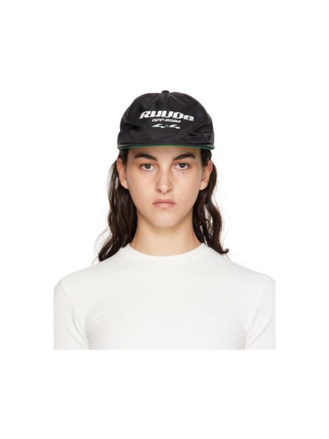 Rhude Black Embroidered Cap