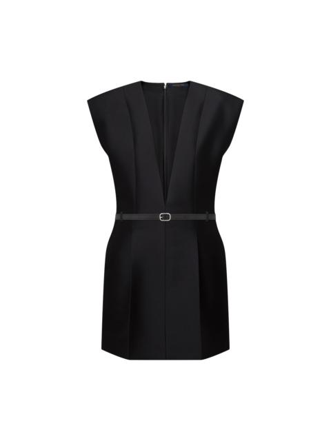 Louis Vuitton V-Neckline Fitted Dress