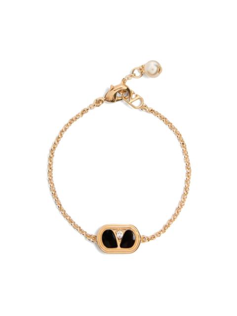 Valentino VLogo Signature-plaque bracelet