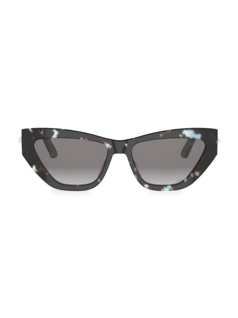 Dior Women's CDior B6I 56MM Cat-Eye Sunglasses - Havana