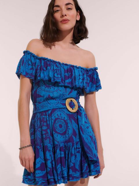 Mini Dress Bella - Blue Gauguin