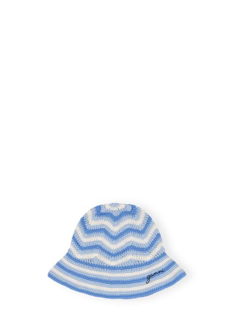 GANNI COTTON CROCHET BUCKET HAT