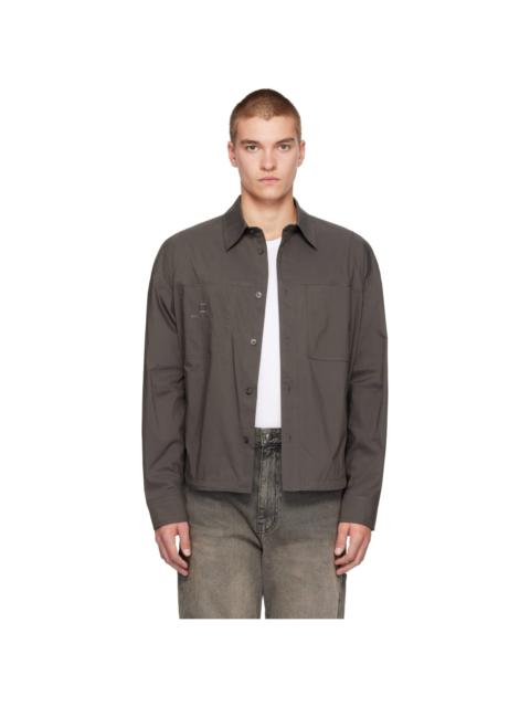 Wooyoungmi Gray Chest Pocket Shirt