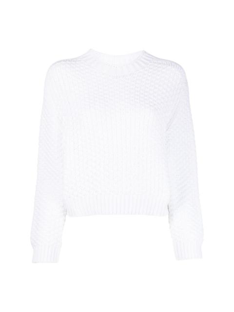 boxy-fit knitted jumper