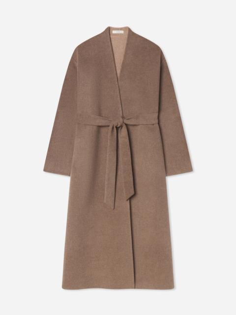 CO Wrap Coat in Double Faced Wool Cashmere