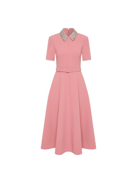 REBECCA VALLANCE Xena Short Sleeve Midi Dress