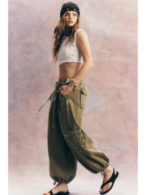 FREE PEOPLE Bobbi Pull-On Cargo Trousers