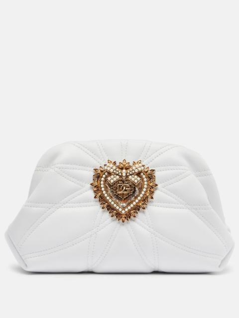 Dolce & Gabbana Devotion Small leather shoulder bag