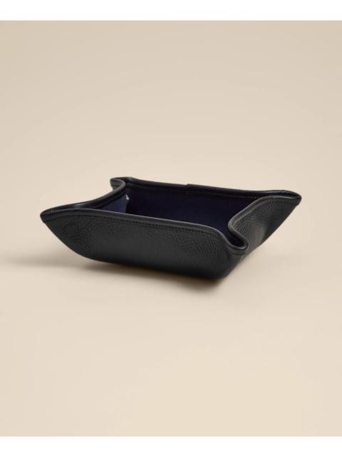 Brooks Brothers Ghurka No. 58 Leather & Cotton Folding Snap Tray