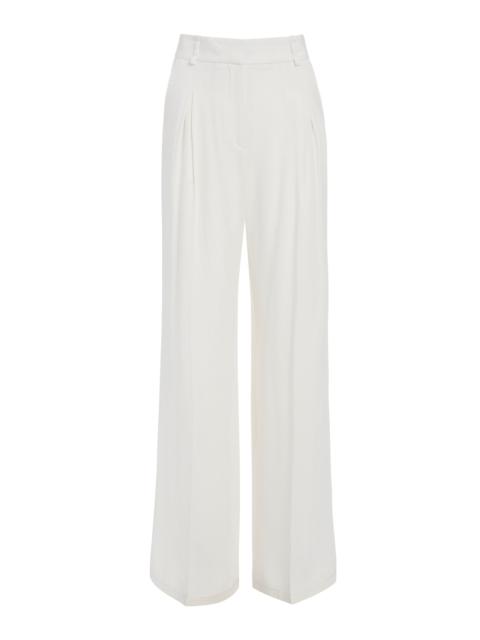 GABRIELA HEARST Maura Pant in Ivory Silk Crepe