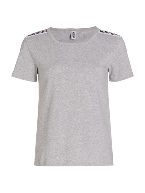 Moschino Women's Logo Band T-Shirt - Grey