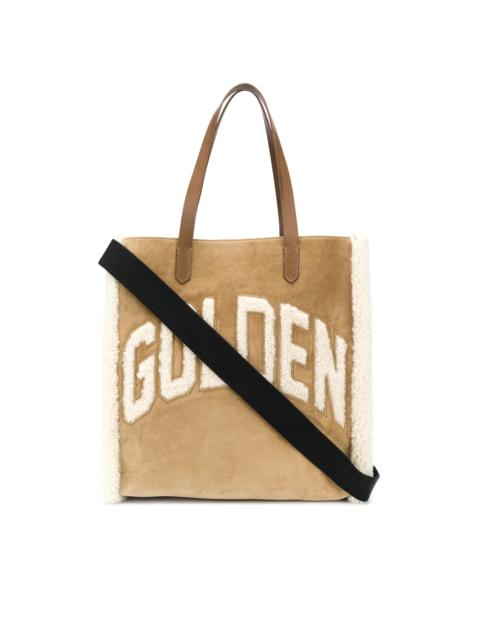 Golden Goose North-South California suede tote bag