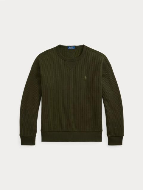 Polo Ralph Lauren Relaxed Fit Waffle-Knit Sweatshirt