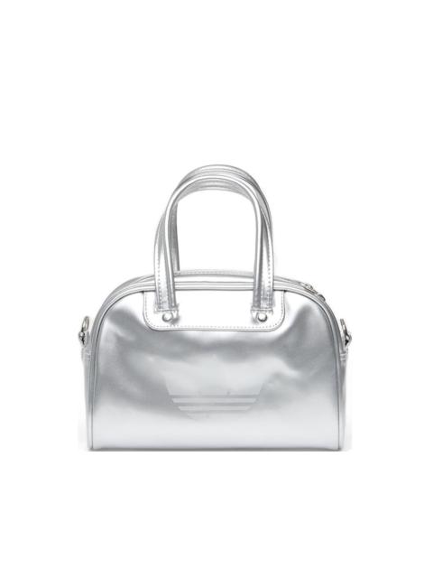 adidas mini logo-print tote bag