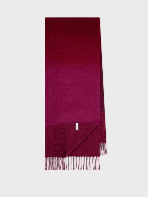 Paul Smith Wool-Cashmere Gradient Scarf