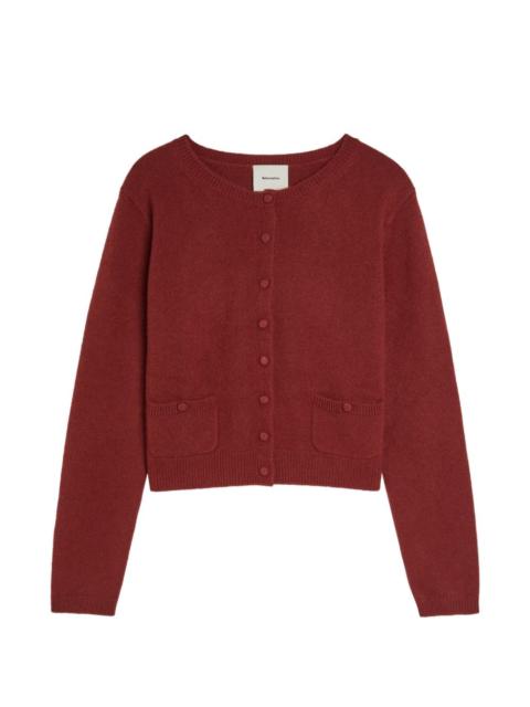 Reformation Clara patch-pocket cardigan