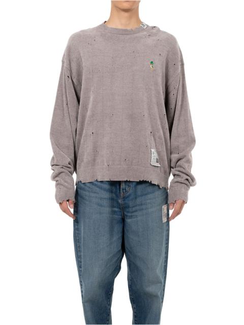 Maison MIHARAYASUHIRO Distressed Knit Sweater