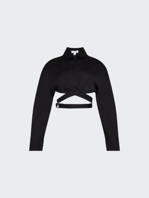 Alaïa Crossed Shirt Black
