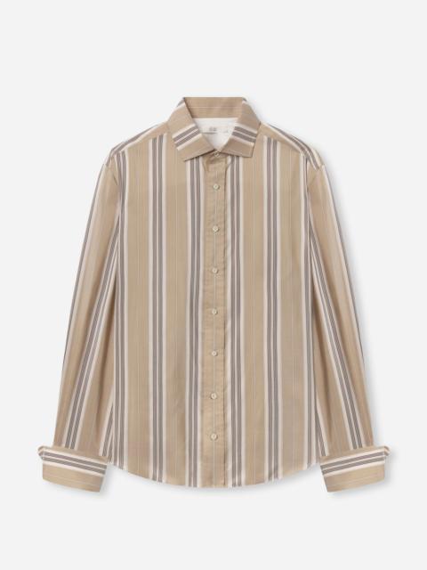 CO Striped Shirt in Silk