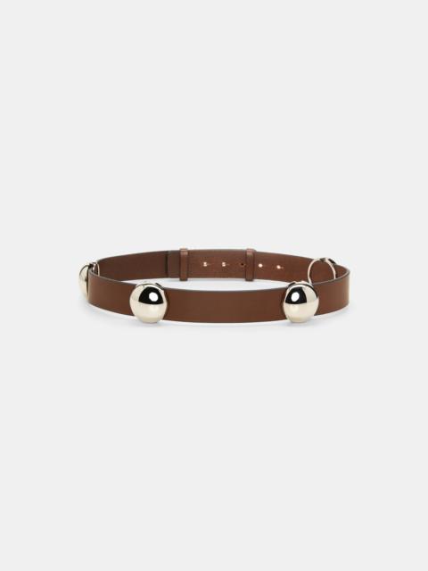 DOROTHEE SCHUMACHER TRUE CUOIO 5cm stud belt