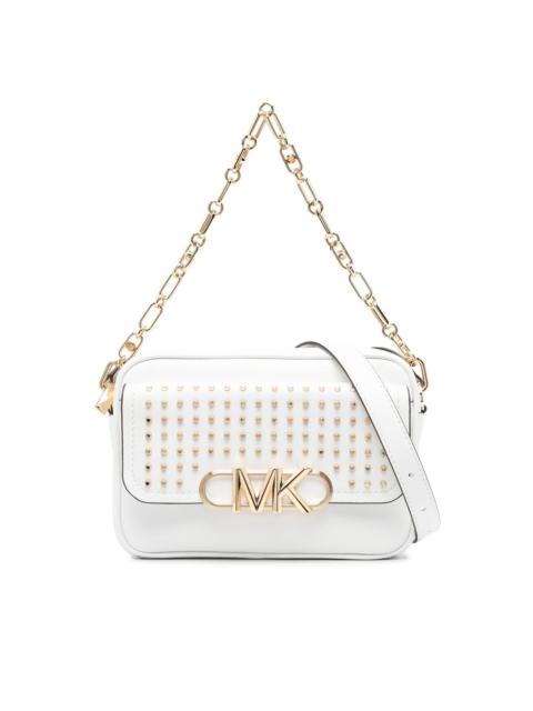 MICHAEL KORS logo-plaque leather crossbody bag