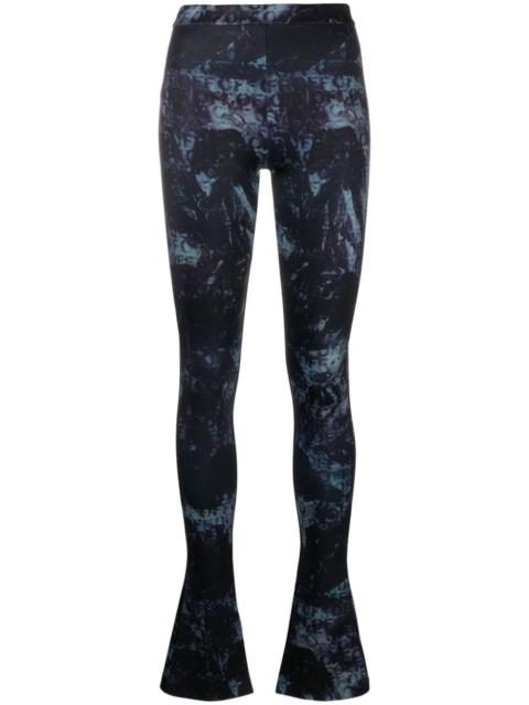 Off-White split flared leggings