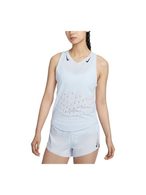 (WMNS) Nike AeroSwift Dri-FIT ADV Running Singlet Asia Sizing 'Football Grey' FN2505-085