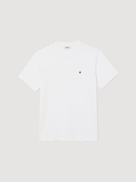 T-SHIRT WITH SQUARE CROSS PATCH