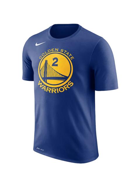 Jordan NBA Golden State Warriors Name and Number #2 Jordan Bell T-shirt "Blue/Gray" 870774 403