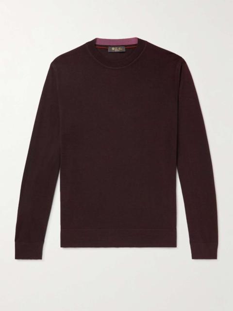 Silk, Wool and Cashmere-Blend Sweater