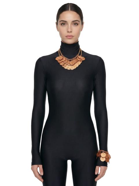 NORMA KAMALI COIN NECKLACE DUAL BRACELET SET