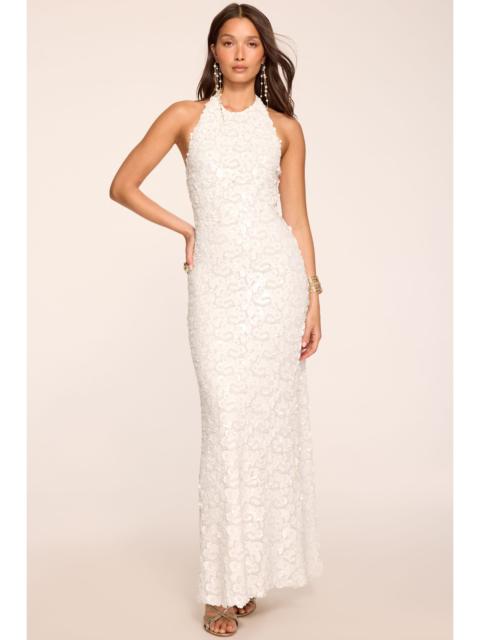 RAMY BROOK Giada Sequin High Neck Gown
