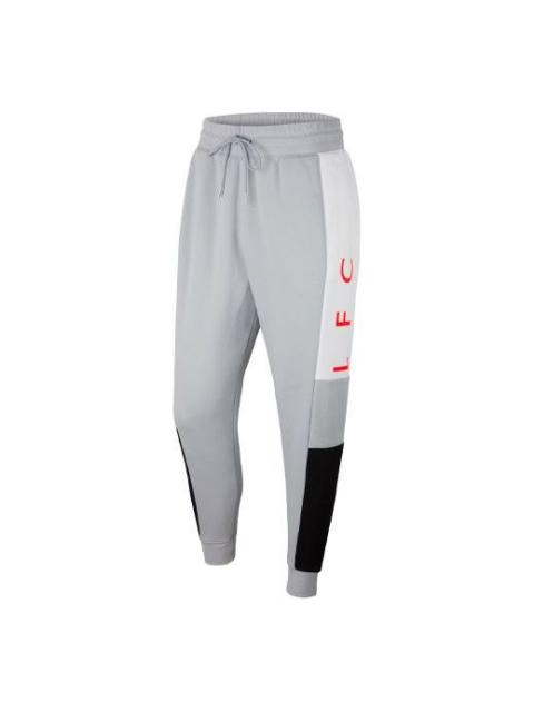 Nike Nike Liverpool Fleece Alphabet Printing Bundle Feet Sports Long Pants Gray CZ3423-012