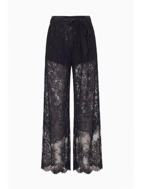 LoveShackFancy Riana Sheer Lace Pant