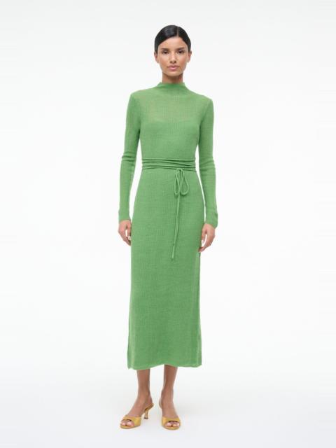 STAUD MARIANNE DRESS LEAF
