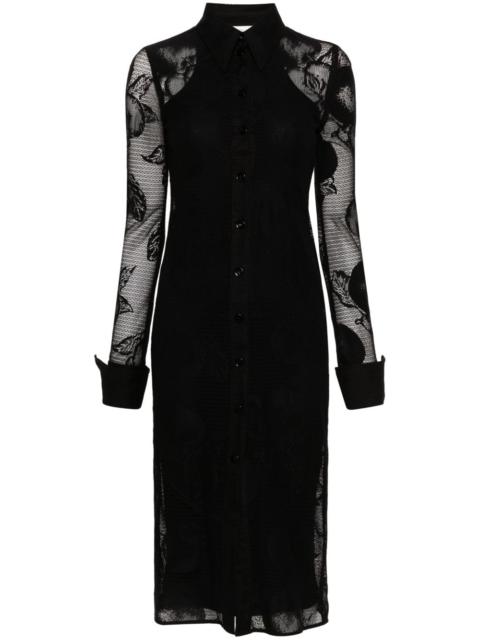 Sportmax Canosa floral-lace midi dress
