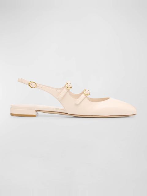 Benni Leather Mary Jane Ballerina Flats