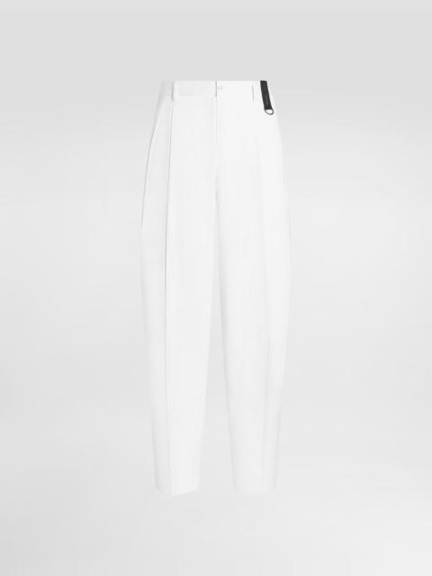 Dolce & Gabbana Cotton gabardine trousers