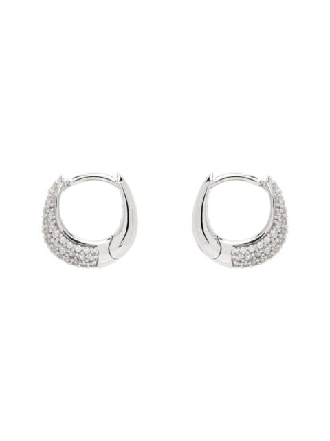 TOM WOOD Ice Huggies Pave Earrings